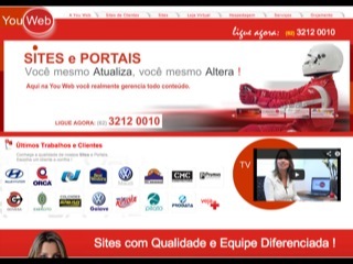 Thumbnail do site You Web - Desenvolvimento de Sites