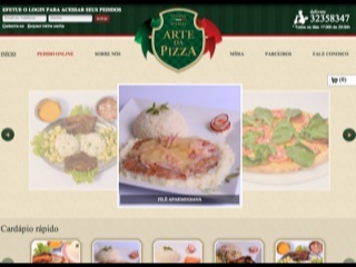 Thumbnail do site Arte da Pizza - Restaurante e pizzaria