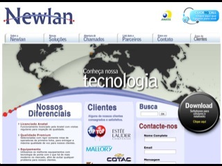 Thumbnail do site Newlan - Solues em Telefonia