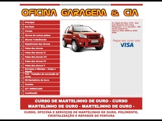 Thumbnail do site Oficina Garagem &Cia - Curso de Martelinho de Ouro