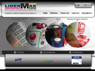 Thumbnail do site LiderMax - Rtulos e Etiquetas Adesivas
