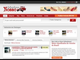 Thumbnail do site Nosso Calhambeque - Classificado grátis de veículos