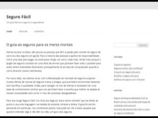 Thumbnail do site Seguro Fácil - O guia ao seguros