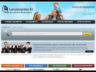 Thumbnail do site Lançamentos RJ