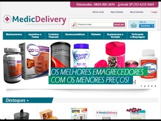 Thumbnail do site Medic Delivery - Farmcia Online