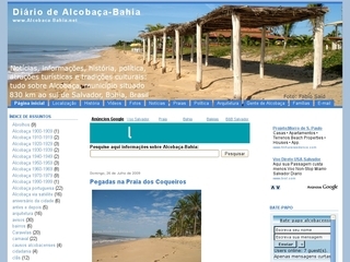 Thumbnail do site Dirio de Alcobaa-Bahia