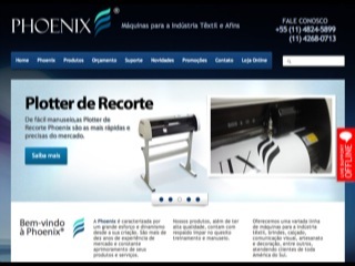 Thumbnail do site Phoenix - Mquinas para a indstria txtil e afins