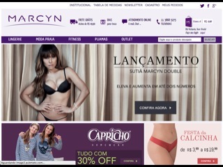 Thumbnail do site Marcyn Online - A Maior Loja de Moda ntima