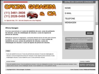 Thumbnail do site Oficina Garagem - Curso de Martelinho de Ouro