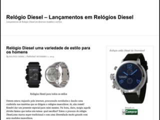 Thumbnail do site Relgio Diesel