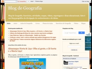 Thumbnail do site Blog de Geografia