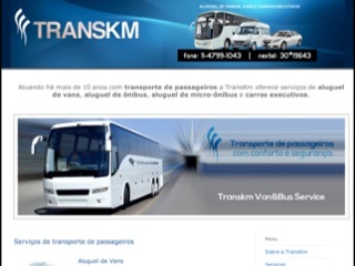 Thumbnail do site TransKm - Van&Bus Services