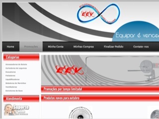 Thumbnail do site Equipamentos Evolution - Equipar  Vencer