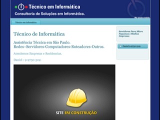 Thumbnail do site Daniel - Tcnico de Informtica