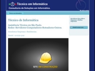Thumbnail do site Daniel - Técnico de Informática