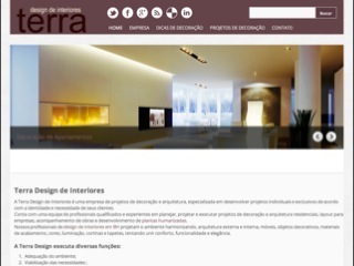 Thumbnail do site Terra Design de interiores