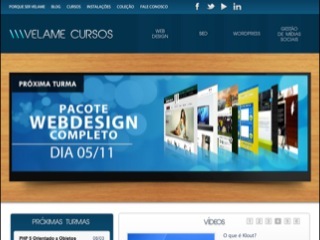 Thumbnail do site Velame Cursos