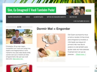 Thumbnail do site Exercícios Para Emagrecer