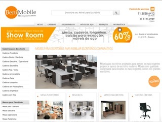 Thumbnail do site Beni Mobile ? Mveis para Escritrio