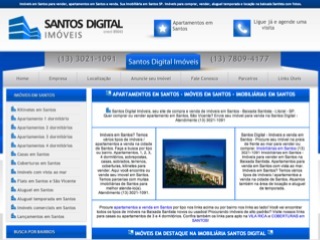 Thumbnail do site Santos Digital Imveis
