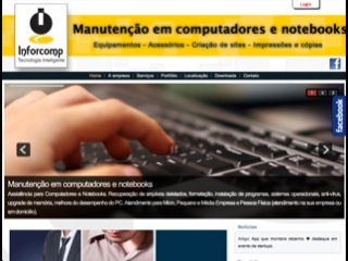 Thumbnail do site Inforcomp Informtica