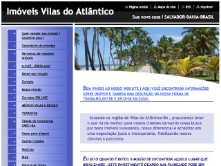 Thumbnail do site Cabral Imóveis - Vilas do Atlântico