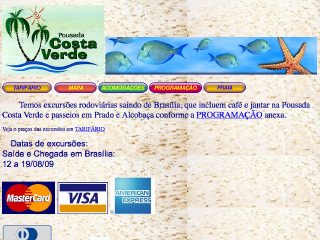 Thumbnail do site Pousada Costa Verde