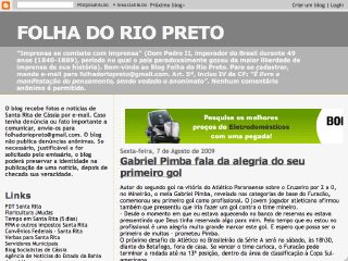 Thumbnail do site Blog Folha do Rio Preto