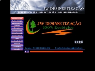 Thumbnail do site JW Desinsetizao