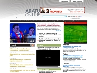 Thumbnail do site Aratu Online