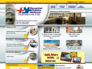 Thumbnail do site Hospital Santa Helena