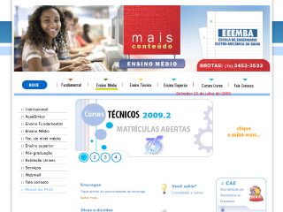Thumbnail do site Escola de Engenharia Electro-Mecânica da Bahia
