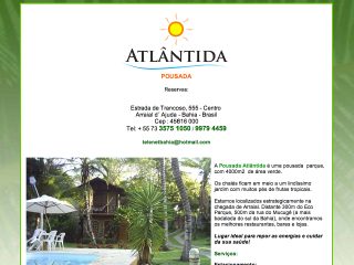 Thumbnail do site Pousada Atlântida