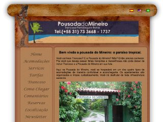 Thumbnail do site Pousada do Mineiro:o paraso tropical em Trancoso