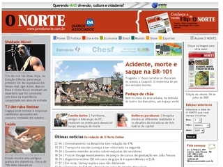 Thumbnail do site O Norte Online