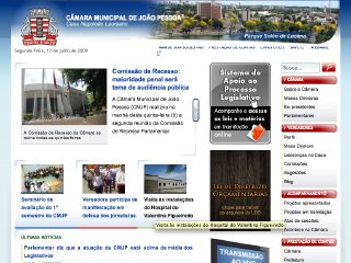 Thumbnail do site Câmara Municipal de João Pessoa