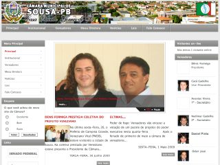 Thumbnail do site Cmara Municipal de Sousa