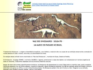 Thumbnail do site Vale dos Dinossauros