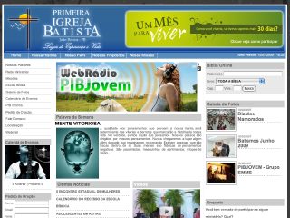 Thumbnail do site Primeira Igreja Batista - Joo Pessoa