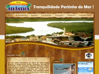 Thumbnail do site Pousada Atlântica
