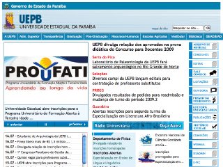 Thumbnail do site UEPB - Universidade Estadual da Paraba