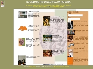 Thumbnail do site Sociedade Psicanalítica da Paraíba