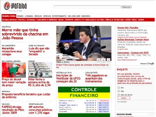 Thumbnail do site iParaíba