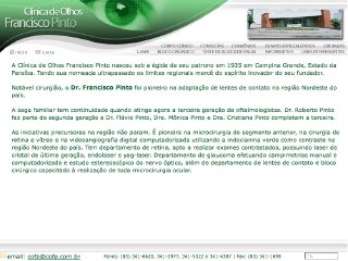 Thumbnail do site Clnica de Olhos Francisco Pinto