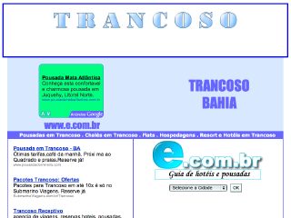 Thumbnail do site Hotis e Pousadas em Trancoso Hotel