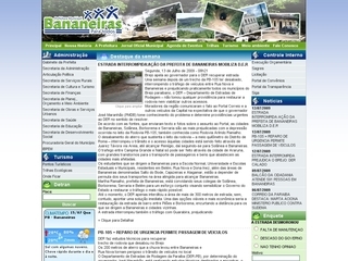 Thumbnail do site Prefeitura Municipal de Bananeiras