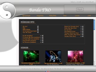 Thumbnail do site Banda TAO - pop/rock nacional