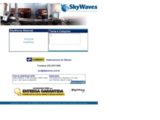 Thumbnail do site SkyWaves - Servios de Telecomunicao