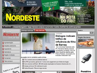 Thumbnail do site Revista NORDESTE