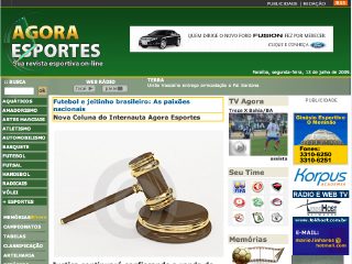 Thumbnail do site Agora Esportes